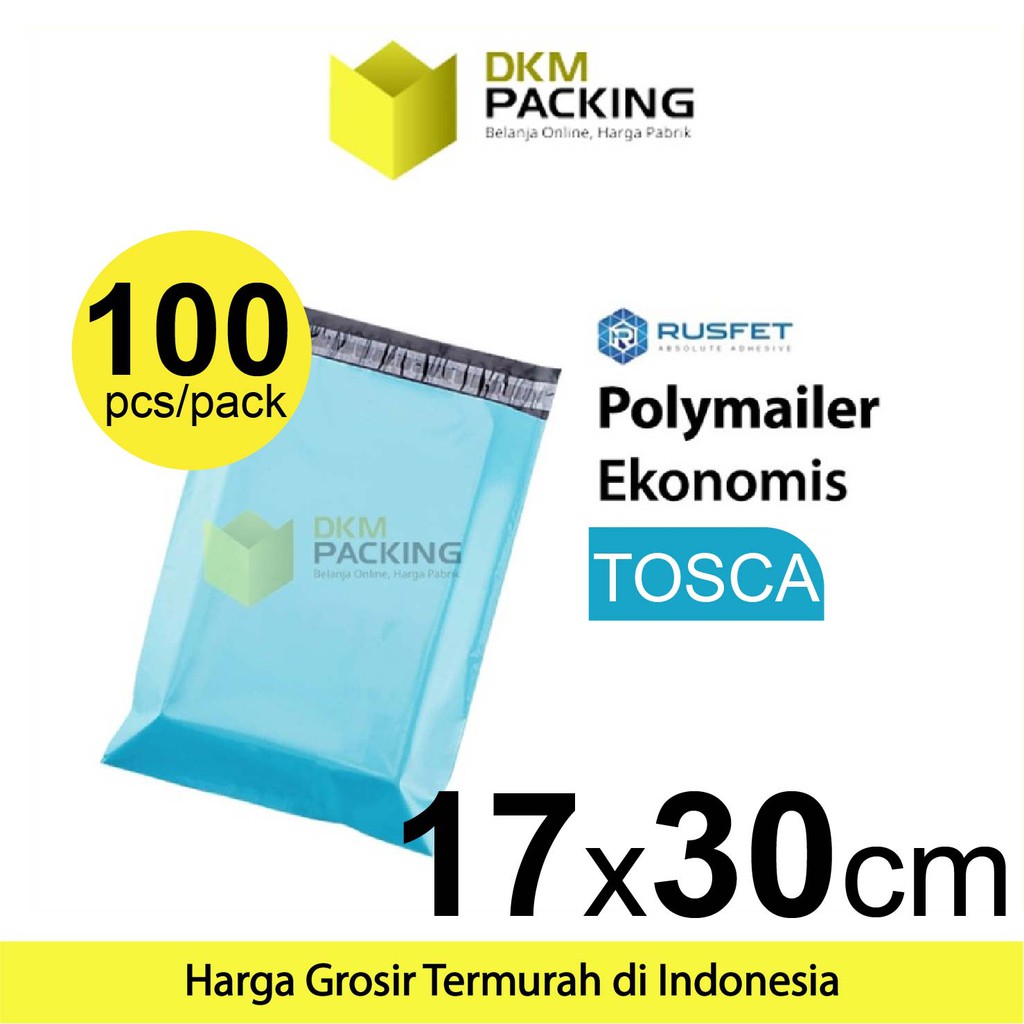 

Polymailer PACK TOSCA 17x30cm Amplop Plastik Packing Olshop EKONOMIS / TERMURAH