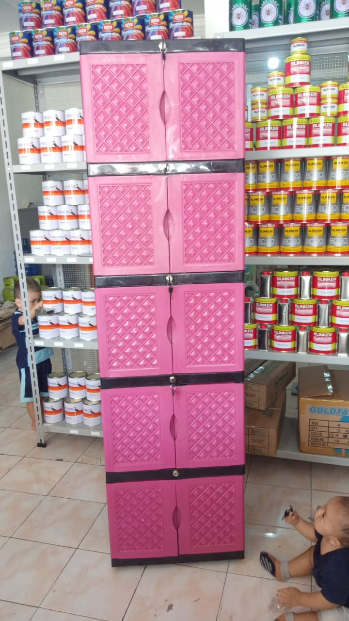 Laci / Lemari Plastik / Lemari Pakaian Susun 5