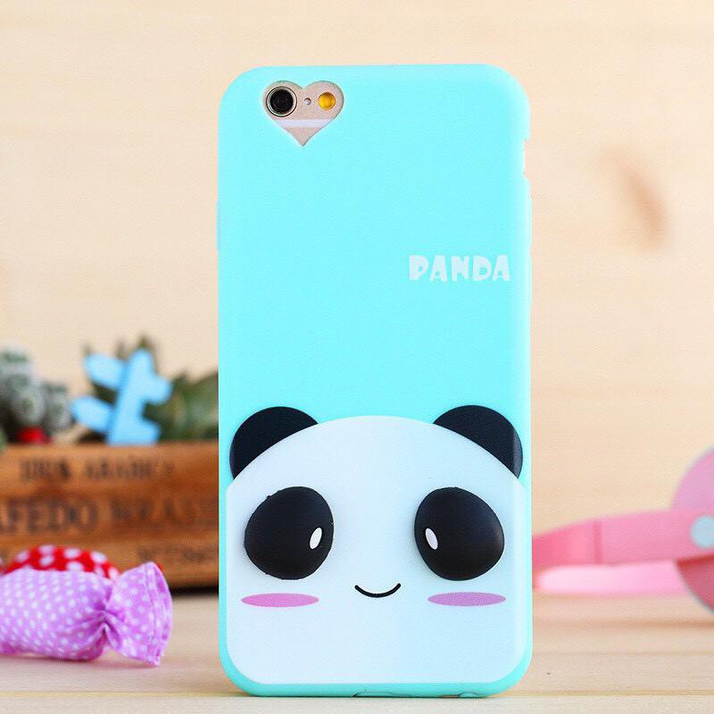 Soft Case Casing Silikon 3D 4D Giraffe, Duck, Panda- Iphone 7, 7+, 8, 8+