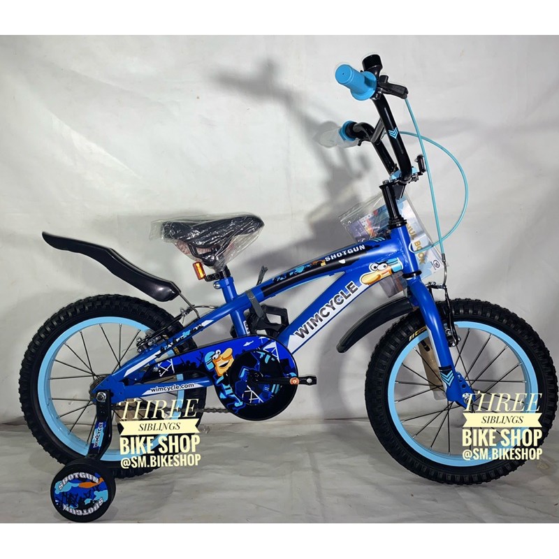 SEPEDA BMX WIMCYCLE SHOTGUN 16 INCH WARNA BIRU
