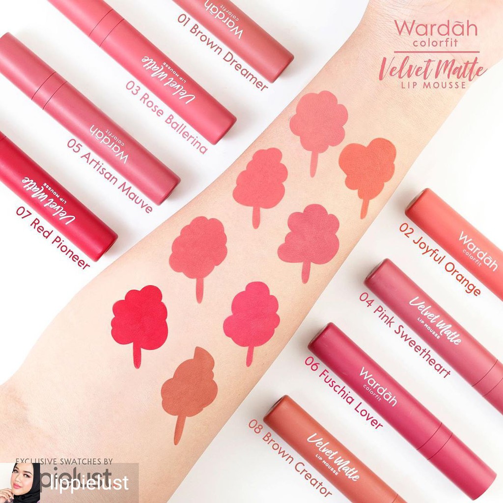 Wardah Colorfit Velvet Matte Lip Mousse