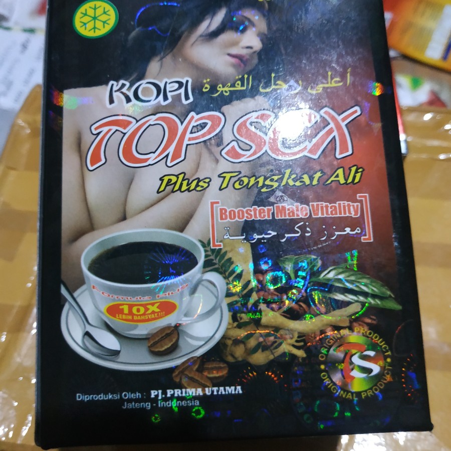 PAKET 10 BOX JAMU KOPI HERBAL TOPSEX JAMU KUAT PRIA ORIGINAL