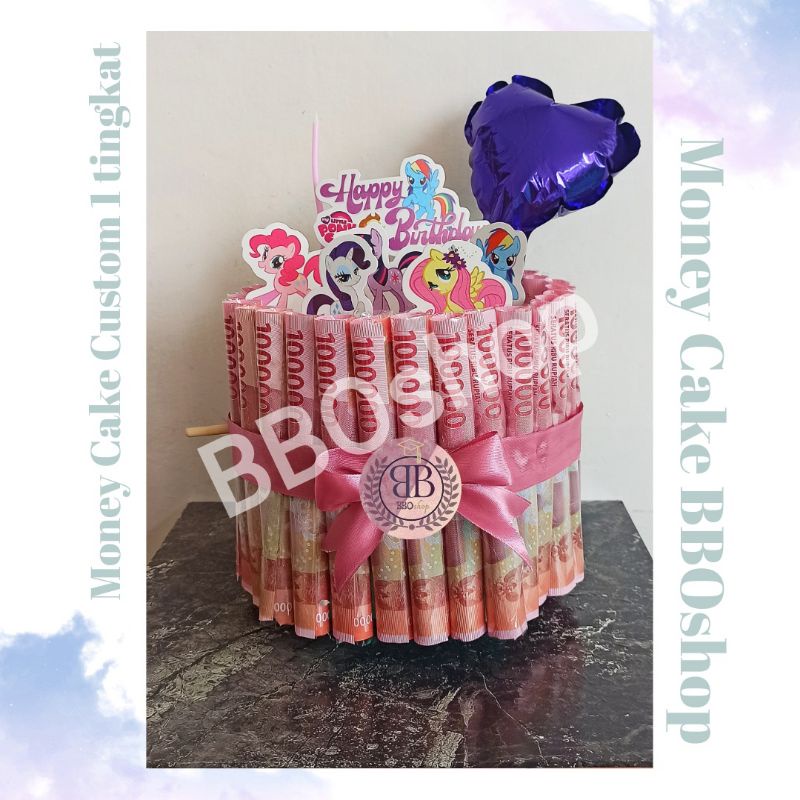 hadiah pull out money cake kue uang ulang kado tahun anniversary gift bboshop