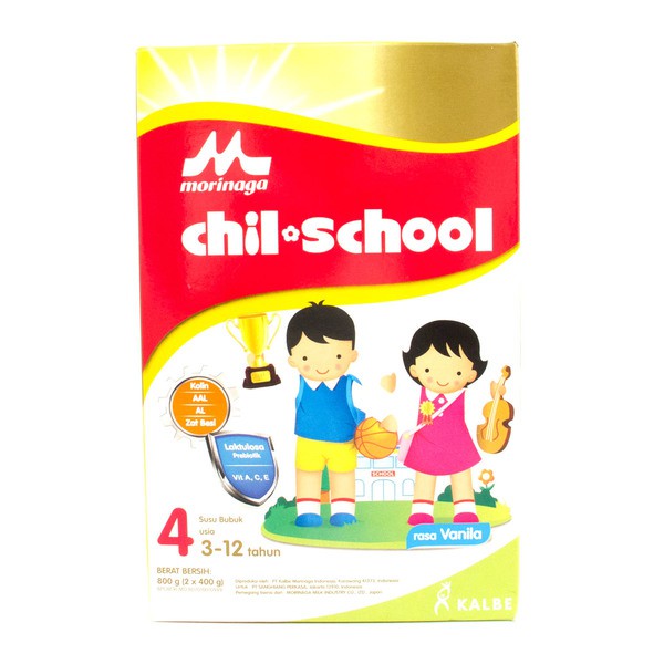 

MORINAGA Chil School 4 Vanila 800gr Susu Bubuk Anak 3-12 Tahun 2x400gr