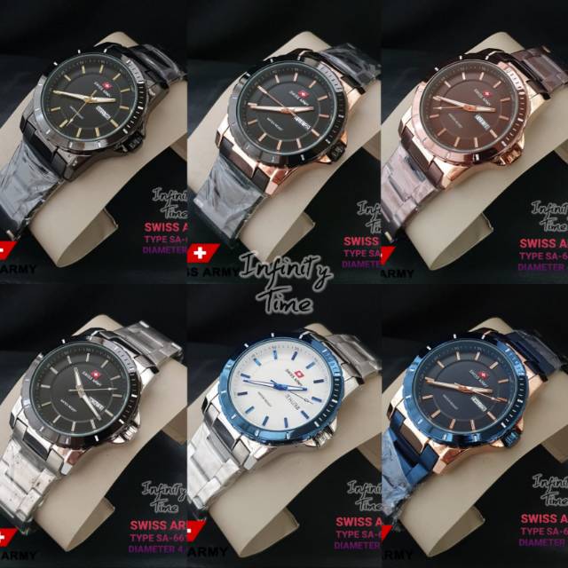 Jam Tangan Pria SA6610M Tanggal dan Hari Aktif