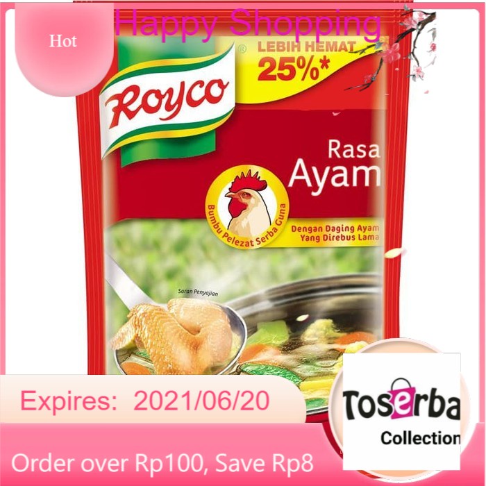 

Toserba Collection Royco Ayam 100 gr Bandung - Cimahi