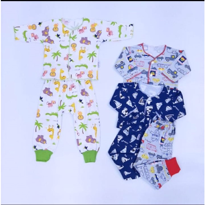 Little Queen Setelan Lengan Panjang Celana Panjang Newborn 3Pcs