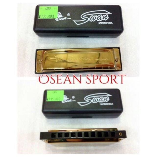 Harmonika swan nada C Gold