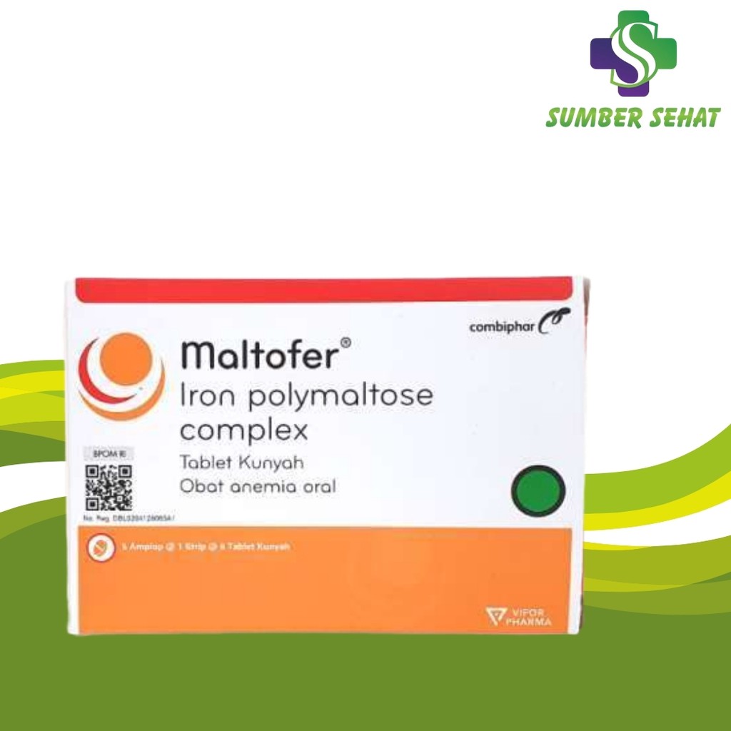 MALTOFER CHEWABLE STRIP 6 TABLET