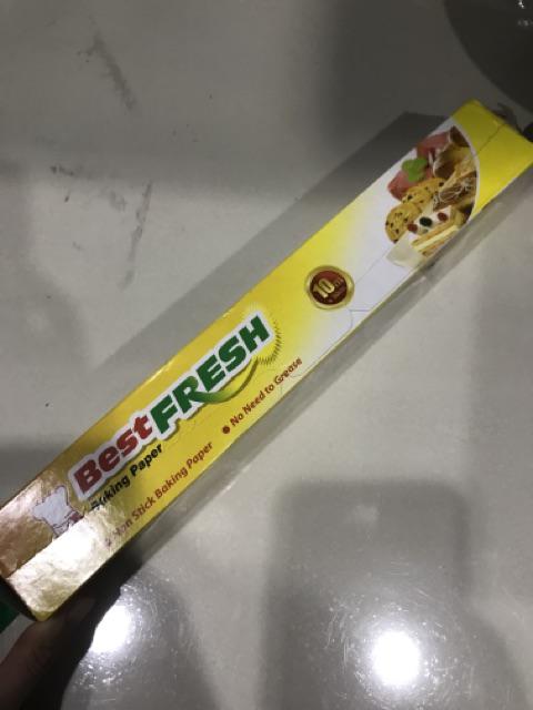 Baking Paper Best Fresh 30cm*10m Warna Putih