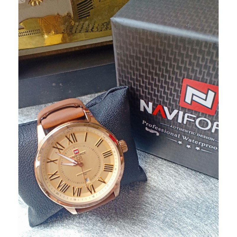 jam tangan pria Naviforce-9126 Original 100%