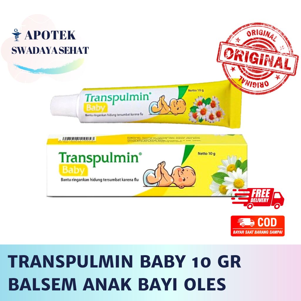 TRANSPULMIN BABY 20GR Balsem Anak Bayi 10 GR Oles Tranpulmin Balsam