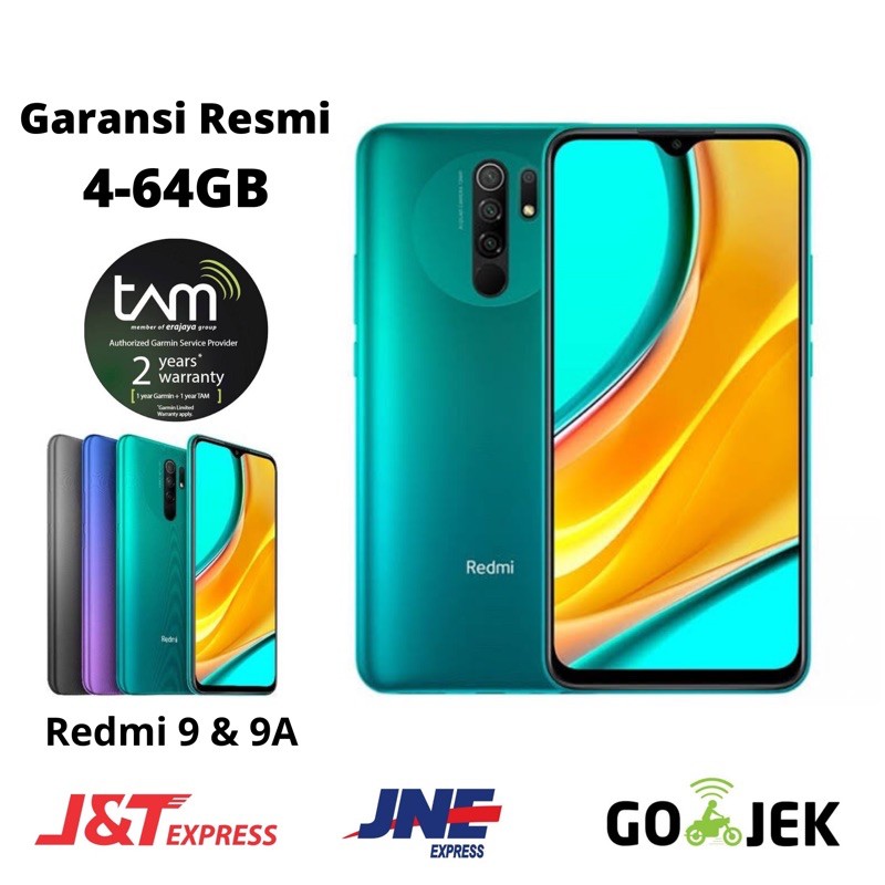 Redmi 9 & 9A & 9C 4/64 3/32 Garansi resmi Tam | Shopee