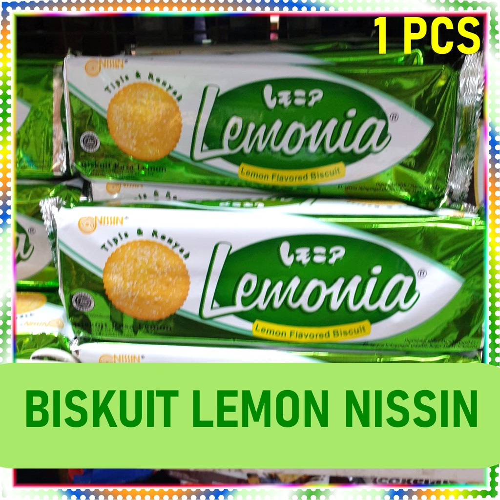 

LEMONIA biskuit rasa jeruk lemon / coklat NISSIN 130g