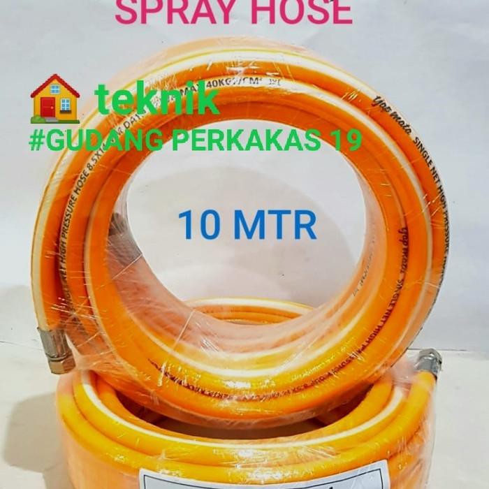 Selang KOMPRESOR 10 meter 40 Bar TJAP MATA suku cadang