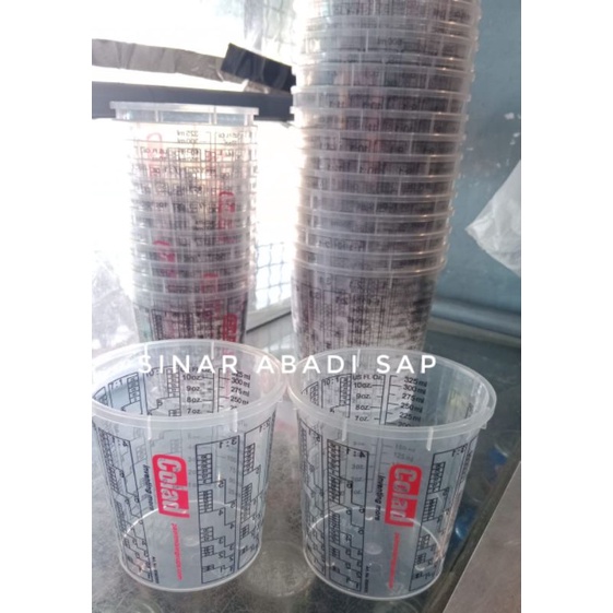 Jual Gelas Takar Ukur Mixing Cat Colad 350ml Shopee Indonesia 6208