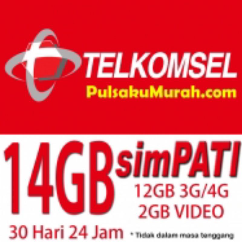 kuota murah simpati/Telkomsel 14GB unlimited