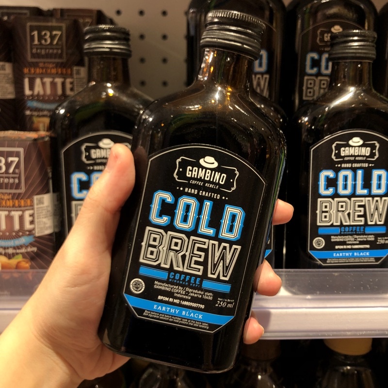 

GAMBINO - COLD BREW EARTHY BLACK BOTTLE 250 ML
