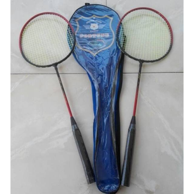 raket badminton anak sepasang - set racket bulutangkis - bulu tangkis