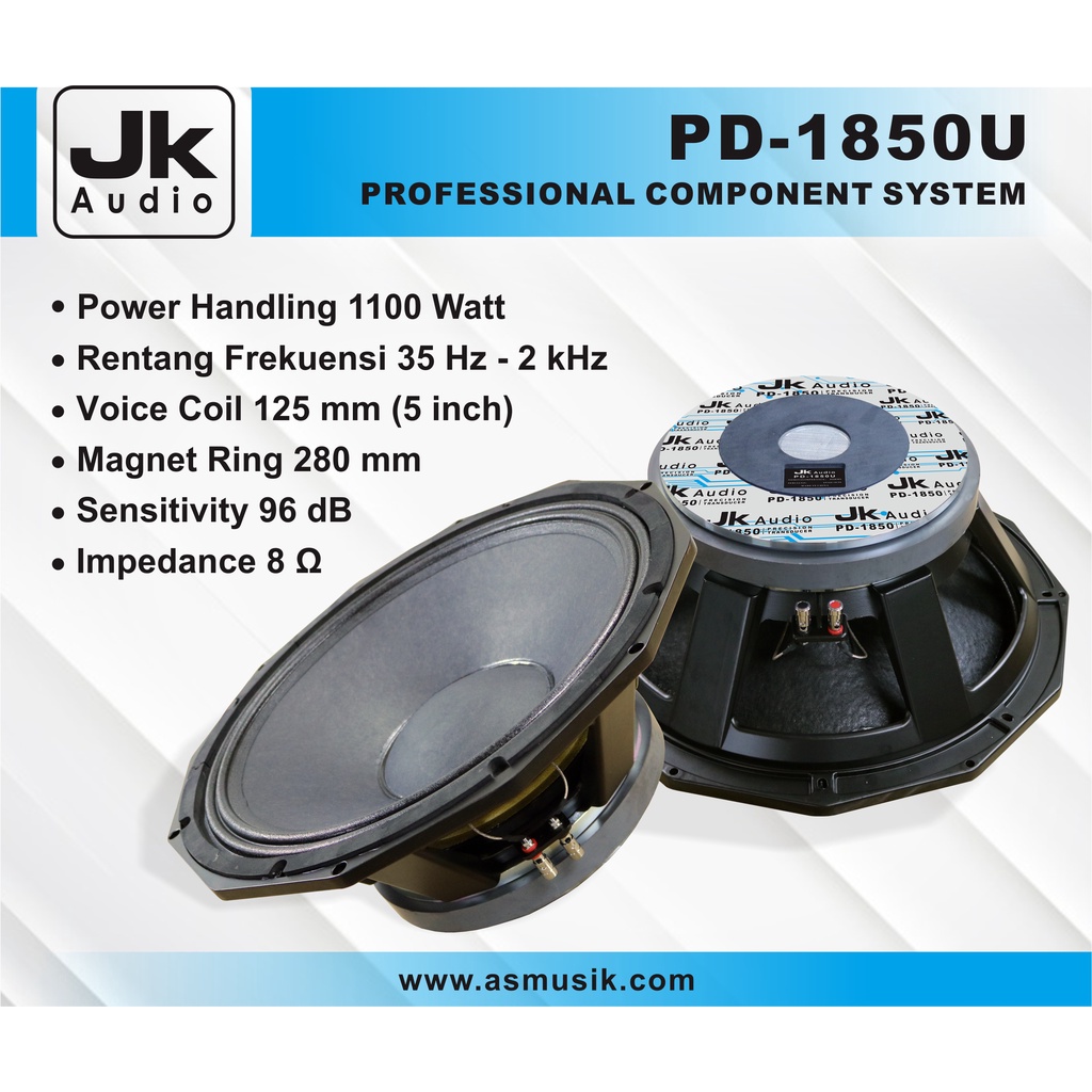 Speaker PD 1850U Jk Audio PD 1850 U Magnet Full