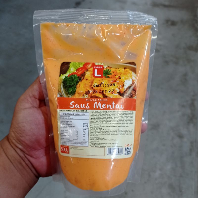 

Saos Saus Mentai Sauce Halal u/ Salmon Dimsum Mentai Rice / Saus Mentai Choice L 250Gr