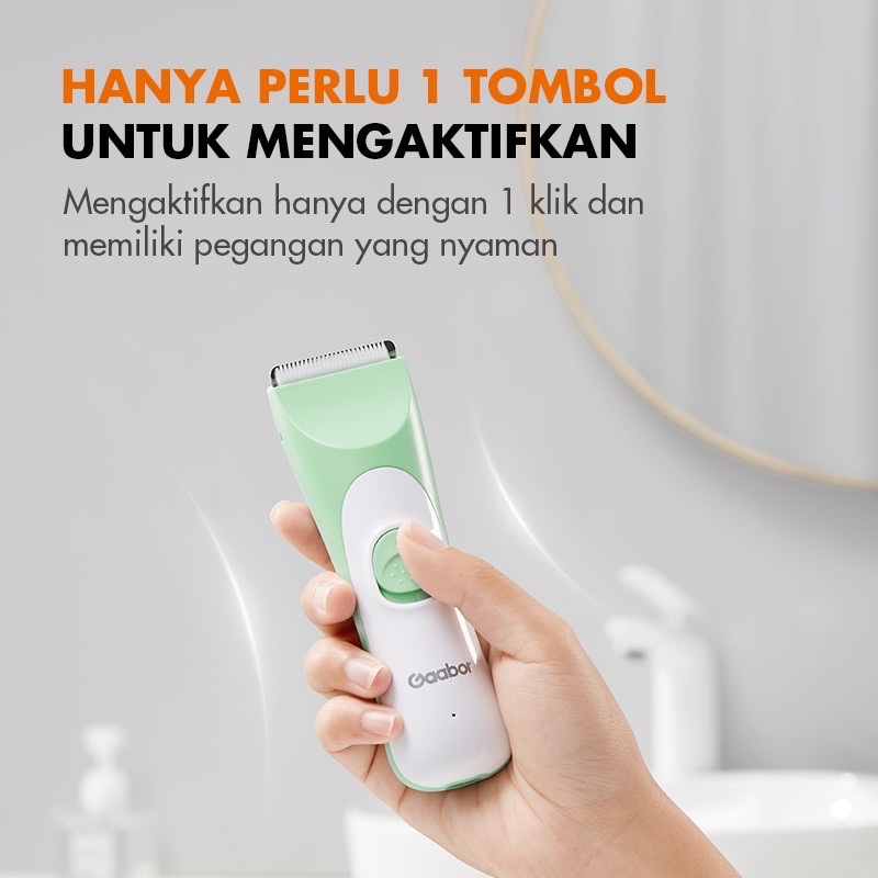 Gaabor Portable Hair Clipper Baby Pencukur Rambut Bayi Elektrik  /GHCL-N5A1