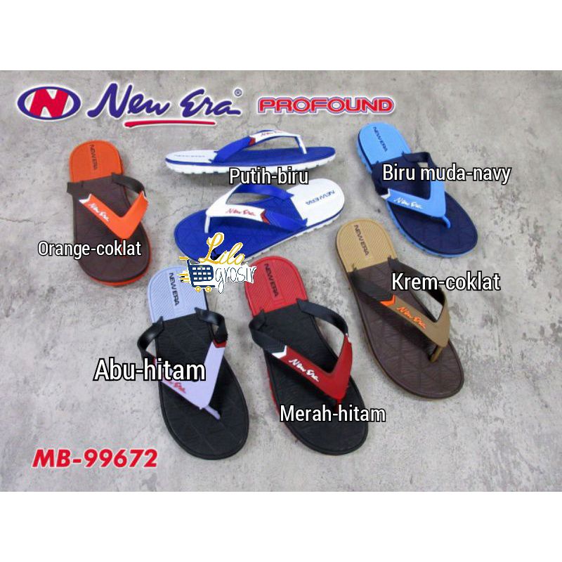 Sandal Jepit New Era Karet Dewasa Pria Laki Laki Sendal Gunung Awet Tahan Air MB 99672