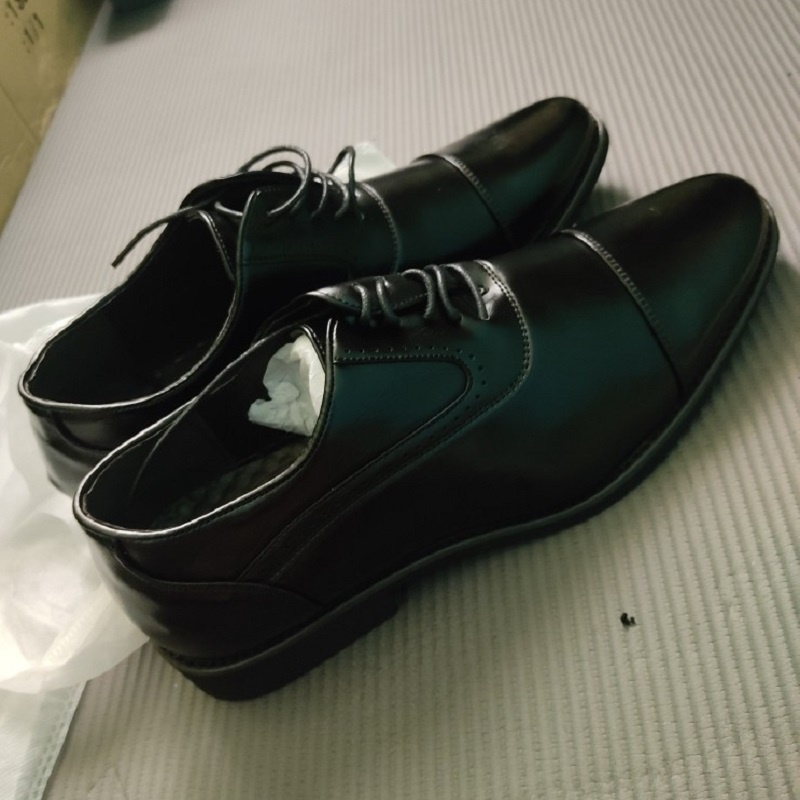 Kulit Asli Original Import Sepatu Pantofel Pria Hitam Oxfords Pernikahan Cowok Dewasa Tali Sepatu Formal PDH Kerja Kantor 162