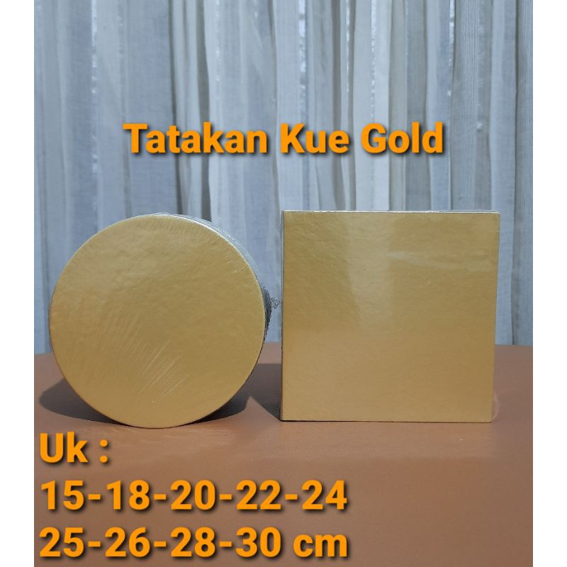 Tatakan Gold 20cm