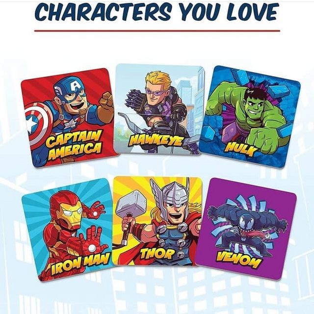 Marvel Super Hero Adventures Matching Game Memory Board Games NEW