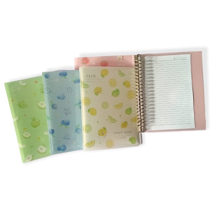 

SJS Binder Note/ Book Ring Besi/ Buku Binder/ Tulis/ Diary/Sekolah/ - Biru