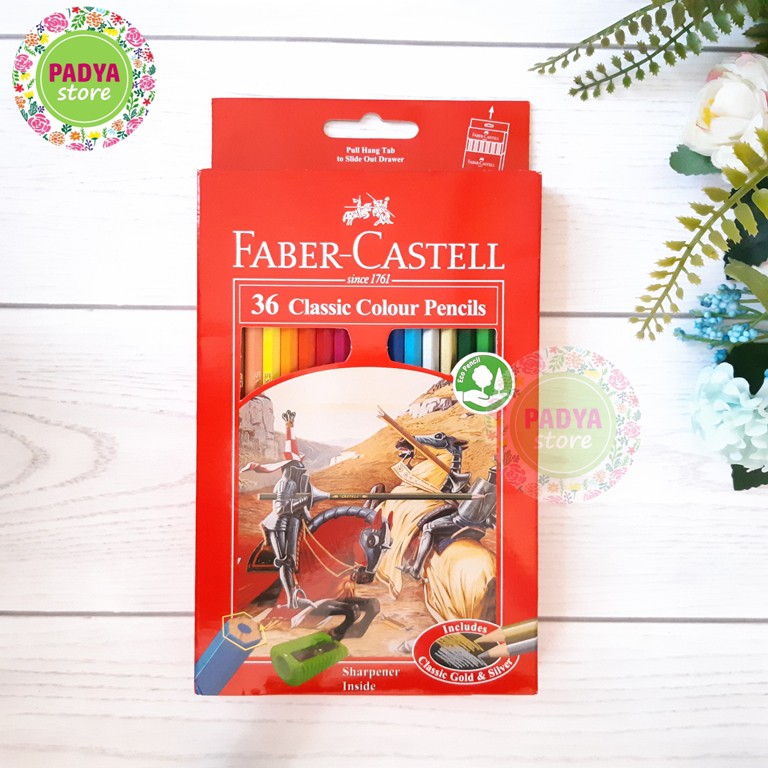 

Pencil 36 Warna Clasic Colour Faber-Castell