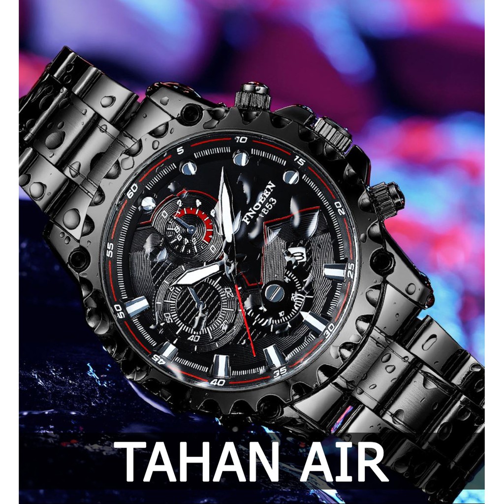 Jam Tangan Pria Fngeen 5757 Original Tahan Air Analog Kalender Army Quartz Anti Air Untuk Pria