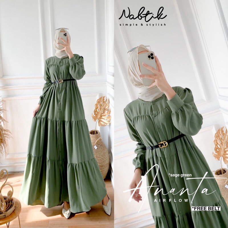 ANANTA DRESS BY NABTIK // JAMINAN BARANG ORI