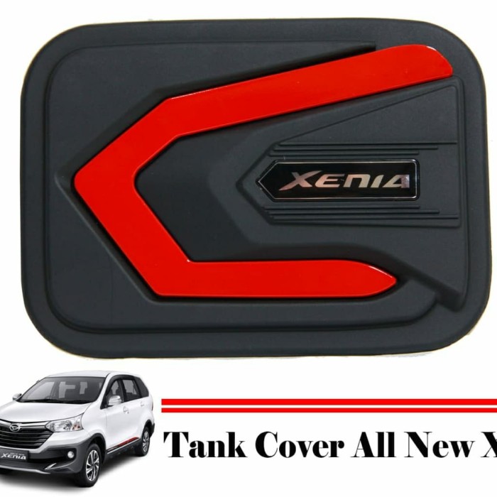 Tank TANC cover tutup tangki BENSIN DAIHATSU ALL NEW XENIA 2012 SAMPAI 2021 HITAM DOFF