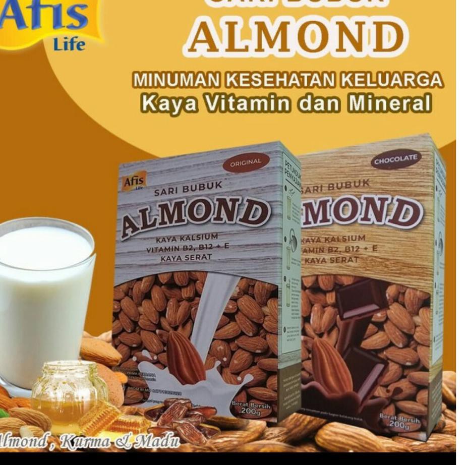 

[G31443) Afis Susu Almond Sari Bubuk Almond Plus Madu Untuk Anak Dan Dewasa