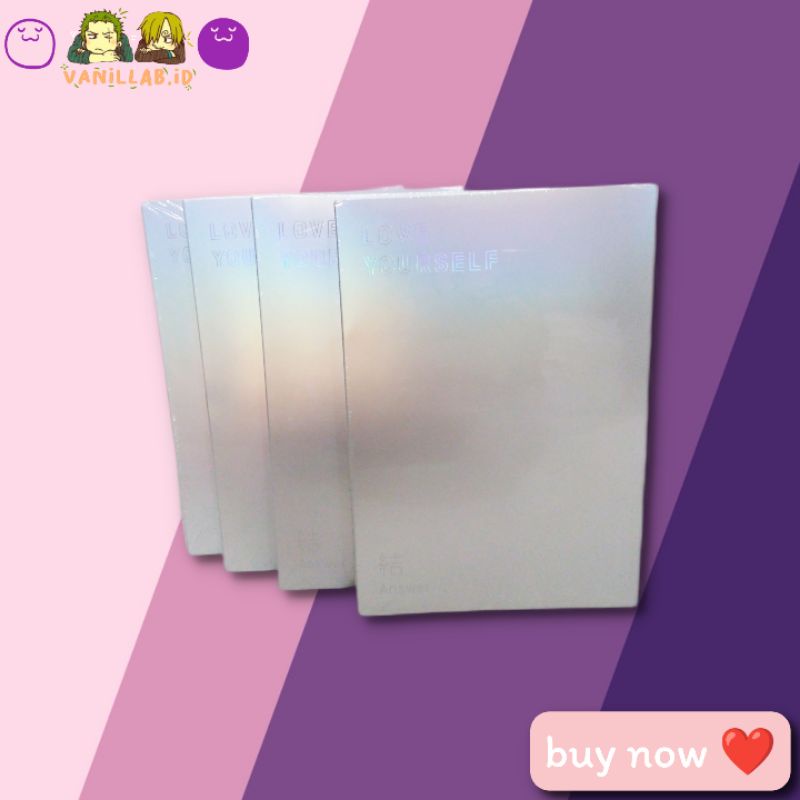 ALBUM BTS LOVE YOURSELF ANSWER VERSI S E L F SEALED