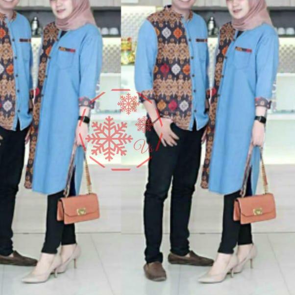 ℮ baju pasangan batik / batik couple / pasangan muslim cp bilar ✵