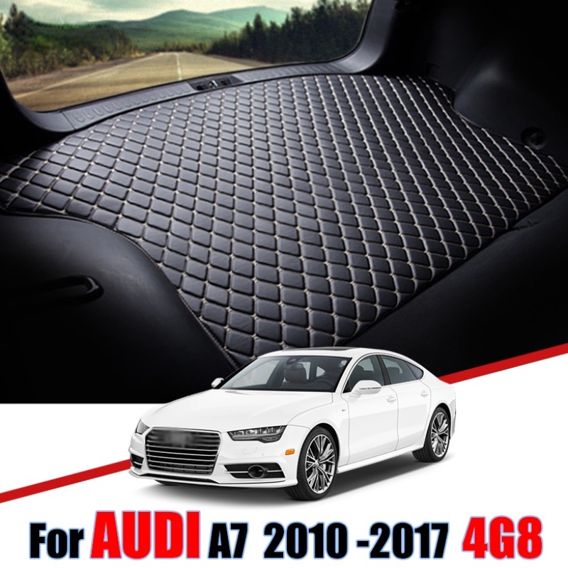 Matras Bagasi Mobil Bahan Kulit Untuk Audi A7 4G8 2010 2011 2012 2013 2014 2015 2016 2017