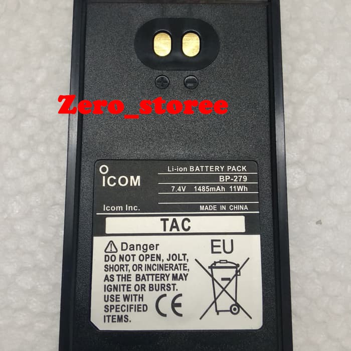 BP-279 Baterai Icom IC-V88 IC-U88 V88 U88 HT BP 279 Bagus Murah Awet Batre HT ICOM BP279 Bateray Battery