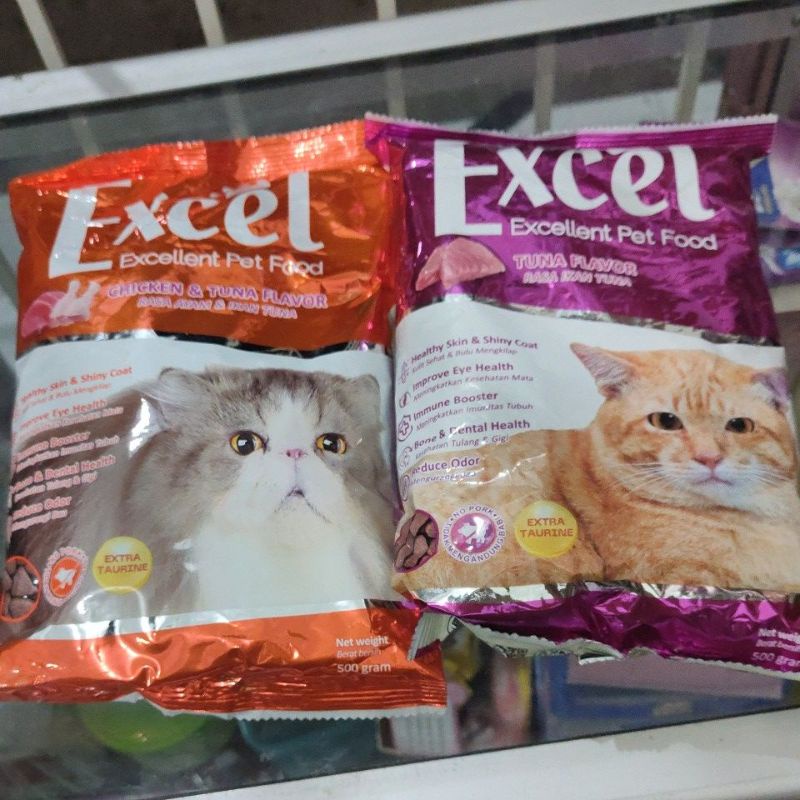 excel makanan kucing