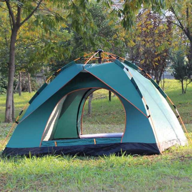 Tenda Camping Biru Kapasitas 1-3 Orang Tenda Outdoor &amp; Indoor Tenda Gunung Tenda Camping Kemah 4-5 Orang/Tenda Camping Anti Air Tenda Camping Zp 5 Simple