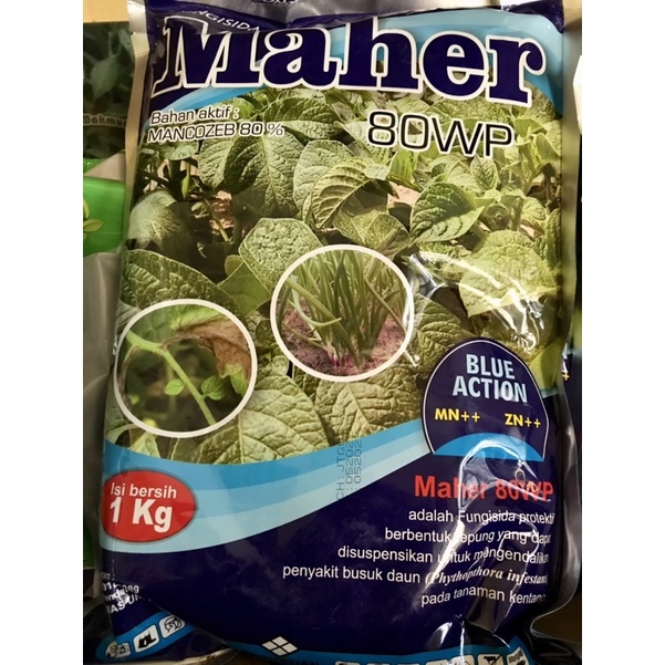 

Fungisida MAHER BIRU 80 WP | 1 kg