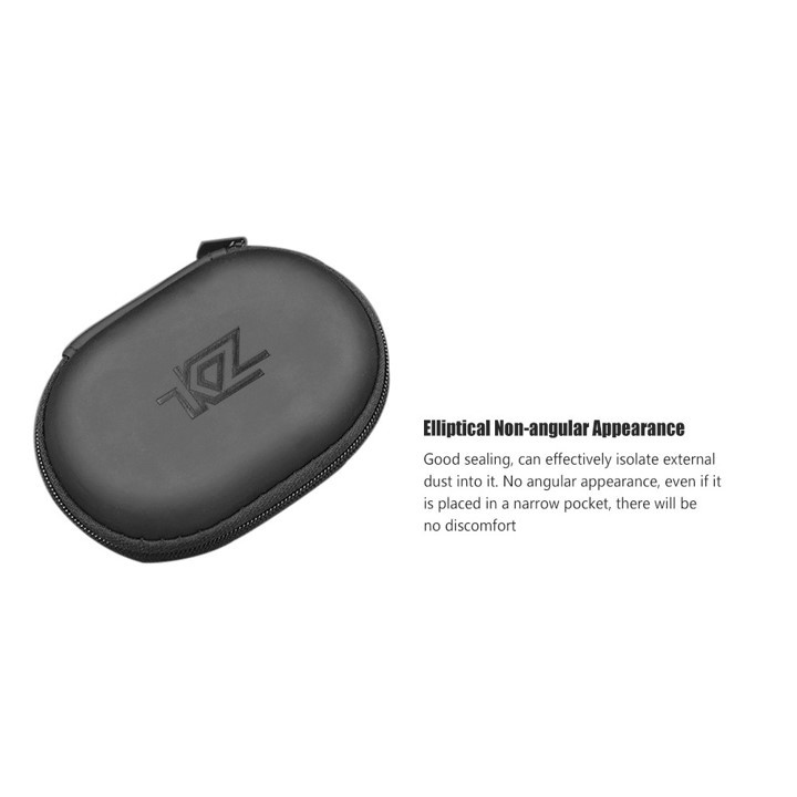 Hard Case KZ Earphone Tempat Headset PU Bag Pouch Knowledge Zenith