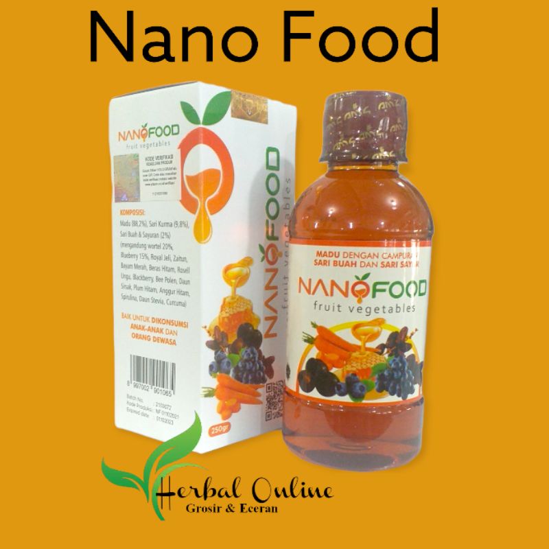

NANO FOOD Fruits Vegetables | Stamina Imunitas Vitamin