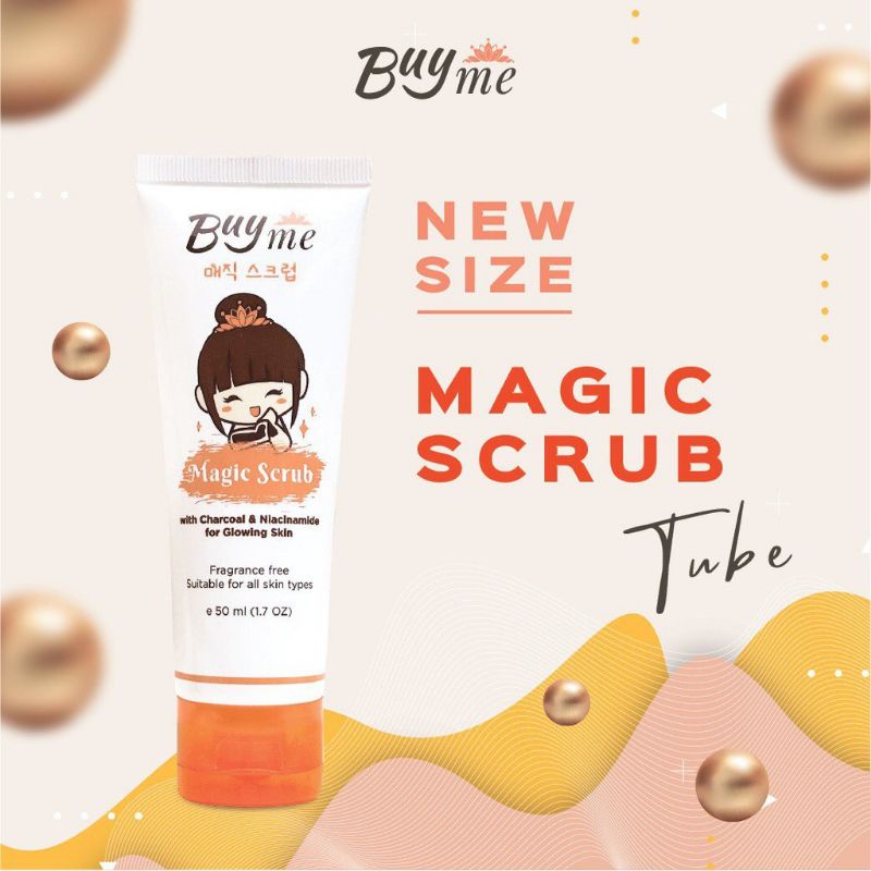 [BPOM] BUYME MAGIC SCRUB BUY ME MAGIC SRCUB Scrub Viral / Charcoal Scrub / Pemutih