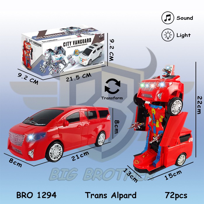 MURAH OTB121 BRO1297 BRO1294 BRO1575 BRO1643 BRO1644  Mainan Anak Mobil Mobilan Robot Transformer BIGBROTHER