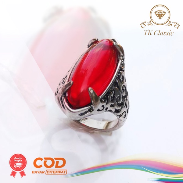 Termurah Batu Permata Delima Merah Siam Natural