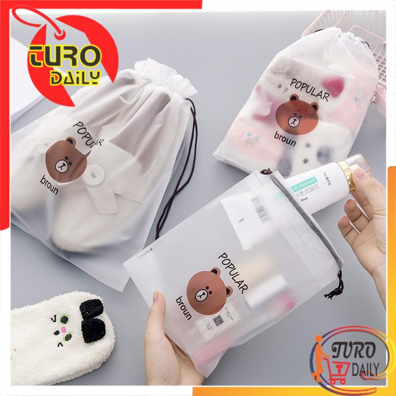 ZIPPER BAG MULTIFUNGSI POUCH TRAVEL ORGANIZER TAS KOSMETIK ANTI AIR