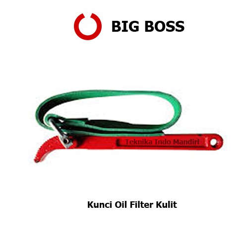 BIG BOSS Kunci Oil Filter Kulit 9 INCH / Sabuk 9&quot;/ Oil Filter Wrench Belt